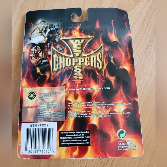 2004 Red Jesse James Sturgis Special Motorcycle West Coast Chopper New In Box - Picture 2 of 2